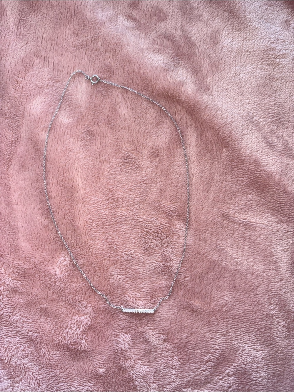 Silver Bar Pendant Necklace - Women's Jewelry